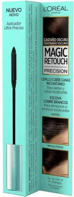 L'oréal Paris Magic Retouch Cepillo Cubre Canas #castaño 8 Ml -GlowBelle Verkoopwinkel 456x1200 3