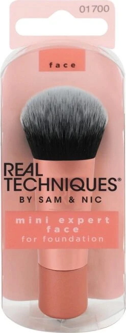 Real Techniques - Brushes Base Mini Expert - Travel Makeup Brush -GlowBelle Verkoopwinkel 457x1200 10