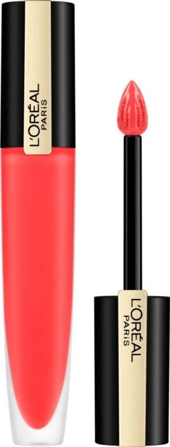 L’Oréal Paris Rouge Signature Lippenstift - 132 I Radiate - Roze - Matte Vloeibare Lipstick -GlowBelle Verkoopwinkel 457x1200 5
