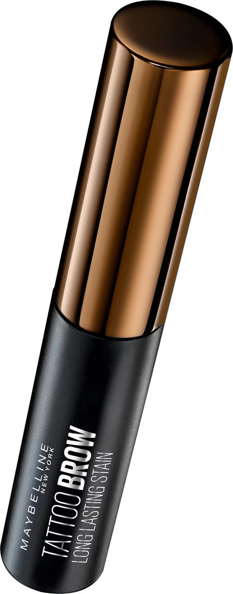 Maybelline New York Tattoo Brow Peel-Off Wenkbrauwgel - 2 Medium Brown - Bruin 1 Maybelline New York Tattoo Brow Peel-Off Wenkbrauwgel - 2 Medium Brown - Bruin