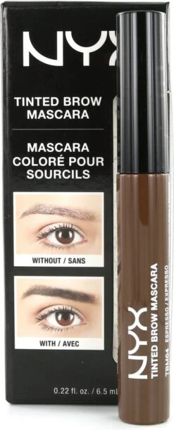 NYX Professional Makeup Tinted Brow Mascara - Espresso TBM04 - Wenkbrauwgel - 6,2 Gr -GlowBelle Verkoopwinkel 485x1200 1