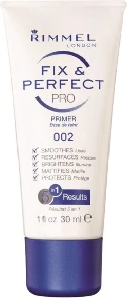 Rimmel London Fix & Perfect Make-Up Primer - 002 Transparent - 30 Ml -GlowBelle Verkoopwinkel 510x1200 4