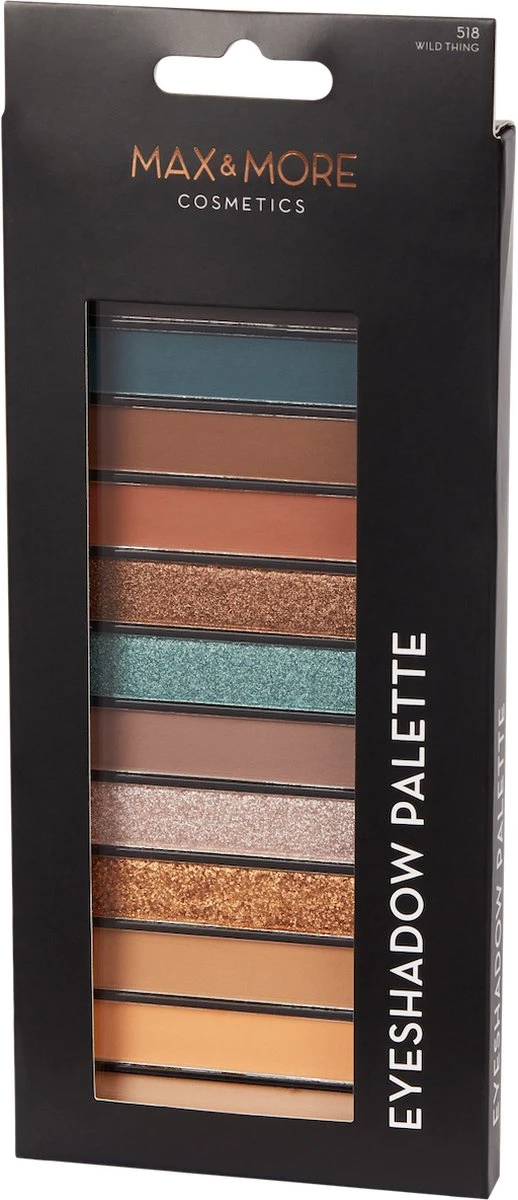 Make-up - Oogschaduwpalet - Max&More - Oogschaduw - Matte & Glimmende Metallic - Vegan 2 Make-up - Oogschaduwpalet - Max&More - Oogschaduw - Matte & Glimmende Metallic - Vegan - Afbeelding 2