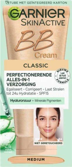 Garnier SkinActive BB Cream Classic Medium 5-in-1 Verzorging - 50 Ml -GlowBelle Verkoopwinkel 519x1200 2