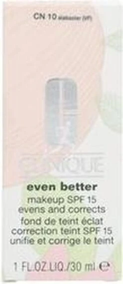 Clinique Even Better Foundation - CN 10 Alabaster - Met SPF 15 22 Clinique Even Better Foundation - CN 10 Alabaster - Met SPF 15 -GlowBelle Verkoopwinkel 521x1200