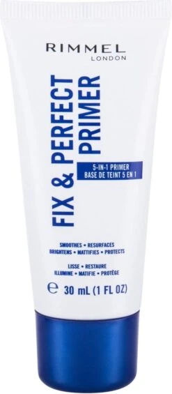 Rimmel London Fix & Perfect Make-Up Primer - 002 Transparent - 30 Ml -GlowBelle Verkoopwinkel 525x1200