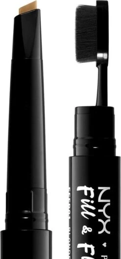 NYX Professional Makeup Fill & Fluff Eyebrow Pomade Pencil - FFEP01 Blonde - Wenkbrauwpotlood - 0,2 Gr -GlowBelle Verkoopwinkel 560x1200 4