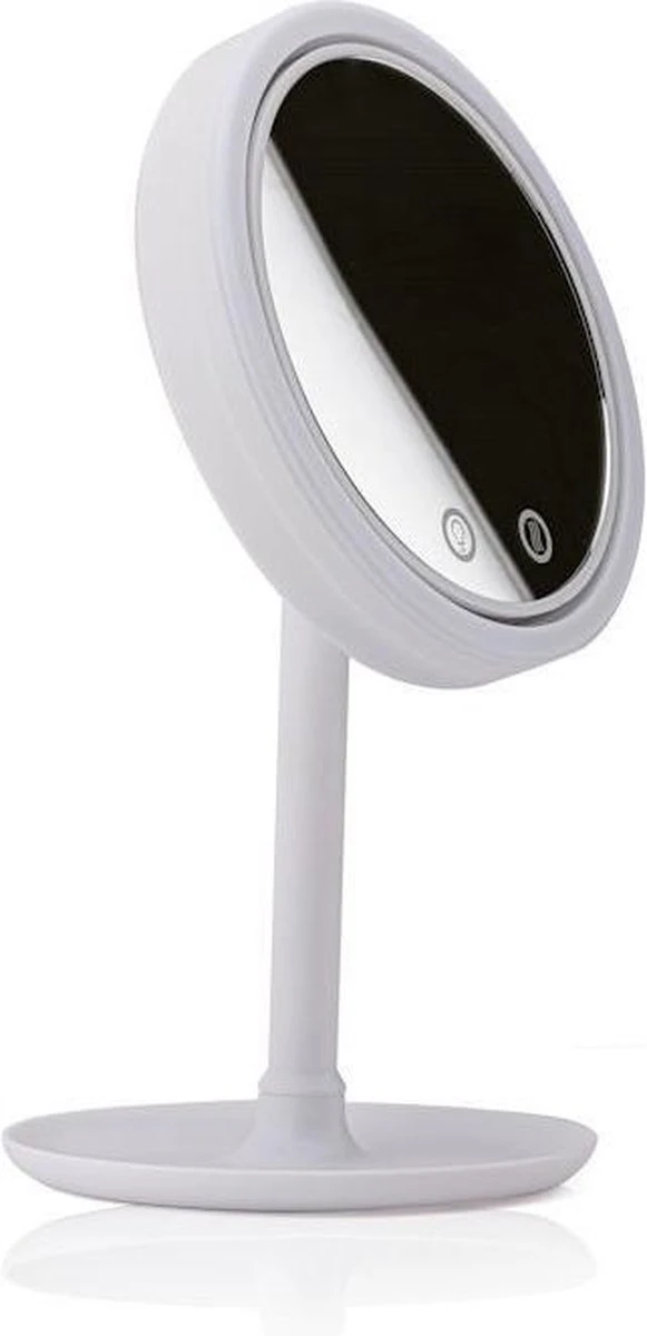 Merkloos Decopatent® Beauty Breeze Mirror - Make-Up Spiegel Met LED Verlichting & Ventilatie - 360° Draaibaar - Make Up 5x Vergrootspiegel 8 Merkloos Decopatent® Beauty Breeze Mirror - Make-Up Spiegel Met LED Verlichting & Ventilatie - 360° Draaibaar - Make Up 5x Vergrootspiegel - Afbeelding 8