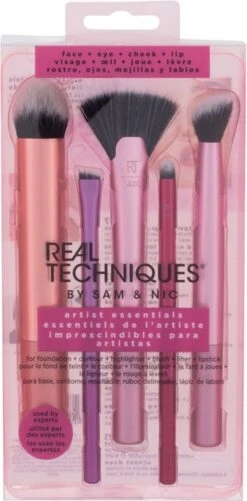 Make-up Borstel Set Artist Essentials Real Techniques (5 Pcs) -GlowBelle Verkoopwinkel 592x1200 1