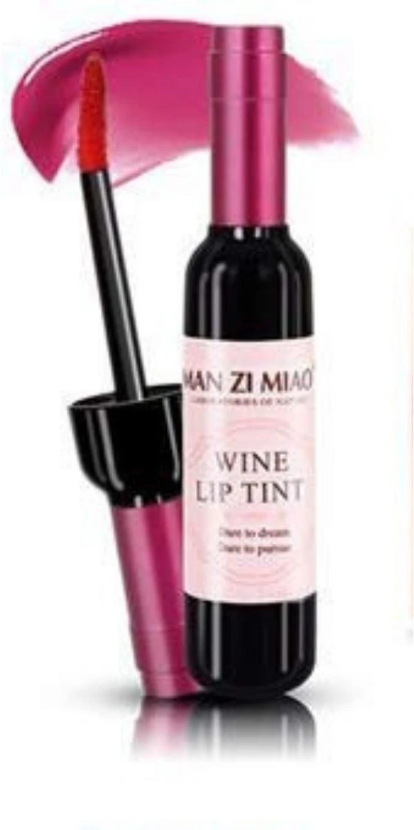 MAN ZI MIAO® Lippenstift - Wijn - Wine - Wijnfles - Lipgloss - Lipstick - Make Up - Rood - Shiraz Red - Wine Lip Tint 1 MAN ZI MIAO® Lippenstift - Wijn - Wine - Wijnfles - Lipgloss - Lipstick - Make Up - Rood - Shiraz Red - Wine Lip Tint