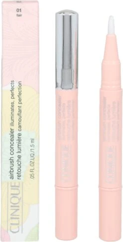 Clinique - Airbrush Concealer Brightening Corrector 1.5 Ml 01 Fair - 24 Clinique - Airbrush Concealer Brightening Corrector 1.5 Ml 01 Fair - -GlowBelle Verkoopwinkel 613x1200