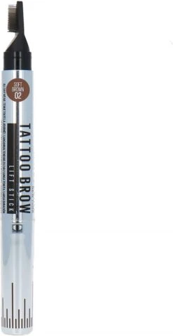 Maybelline New York - Tattoo Brow Lift Stick 02 Soft Brown - Bruin Wenkbrauwpotlood Met Stylingborstel