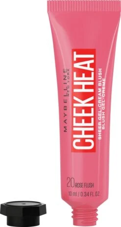 Maybelline Cheek Heat Cream Blush - 20 Rose Flash -GlowBelle Verkoopwinkel 645x1200