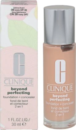 Clinique Beyond Perfecting - Foundation - 06 Ivory 11 Clinique Beyond Perfecting - Foundation - 06 Ivory -GlowBelle Verkoopwinkel 703x1200 3