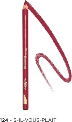 L’Oréal Paris Color Riche Lipliner - 124 S'il Vous Plait - Rood Lippenpotlood -GlowBelle Verkoopwinkel 705x1200 1