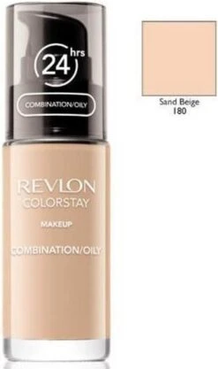 Revlon Colorstay Foundation With Pump - 180 Sand Beige (Oily Skin) 14 Revlon Colorstay Foundation With Pump - 180 Sand Beige (Oily Skin) -GlowBelle Verkoopwinkel 710x1200 1