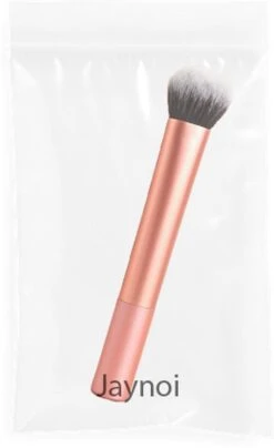 Foundation Kwast - Foundation Brush - Borstel - Foundationkwast - Blushkwast - Blush Stick - Ronde Kop - Rosé -GlowBelle Verkoopwinkel 734x1200 1