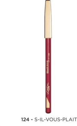 L’Oréal Paris Color Riche Lipliner - 124 S'il Vous Plait - Rood Lippenpotlood -GlowBelle Verkoopwinkel 739x1200