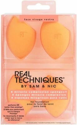 Real Techniques Miracle Complexion Sponge 4 Pack - Make-up Spons -GlowBelle Verkoopwinkel 741x1200 10