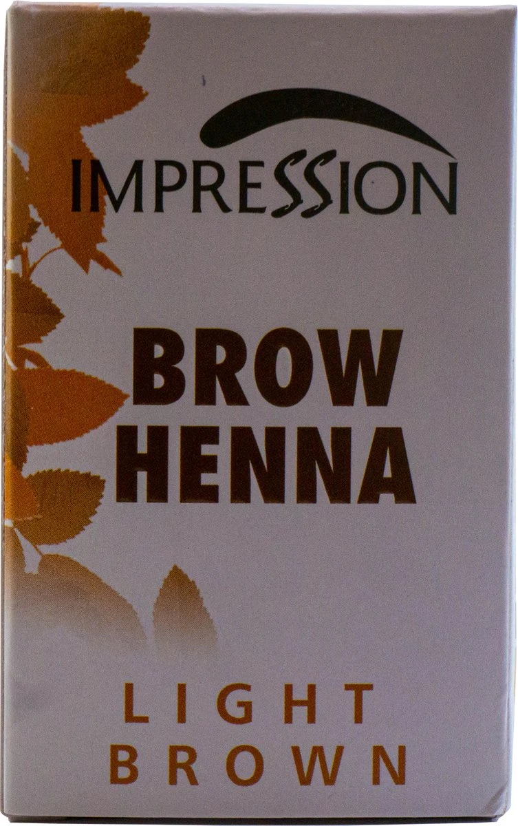Impression Henna Wenkbrauwverf | Lichtbruin | Light Brown | Brun Clair | Brow Henna | Goed Voor Meer Dan 20 Behandelingen 6 Impression Henna Wenkbrauwverf | Lichtbruin | Light Brown | Brun Clair | Brow Henna | Goed Voor Meer Dan 20 Behandelingen - Afbeelding 6