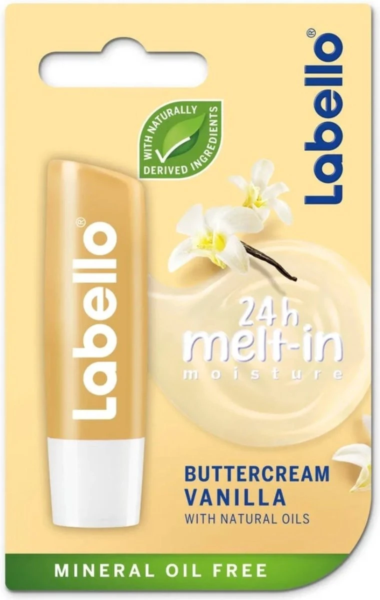 Labello Lippenbalsem Vanilla Buttercream Blister 1 Labello Lippenbalsem Vanilla Buttercream Blister