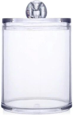 Without Lemon - Wattenstaafjes En Wattenschijfjes Houder - Dubbel Transparant Opberghouder - Opbergdoosje - Makeup Organizer - Zonder Zijopening - Met Deksel - Stapelbaar -GlowBelle Verkoopwinkel 760x1200 5