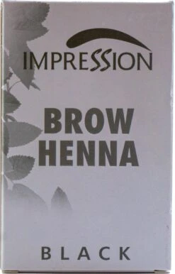 Impression Henna Wenkbrauwverf | Zwart | Black | Noir | Brow Henna | Goed Voor Meer Dan 20 Behandelingen -GlowBelle Verkoopwinkel 768x1200 2
