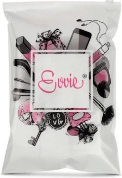 Evvie Set Van 10 Make-up Kwasten Kabuki In Etui Marble - Zwart-Goud -GlowBelle Verkoopwinkel 824x1200 2