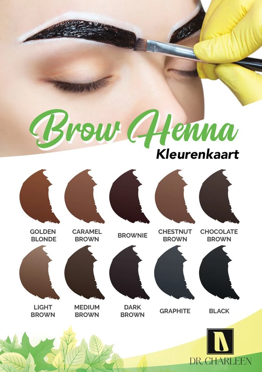 Impression Henna Wenkbrauwverf | Lichtbruin | Light Brown | Brun Clair | Brow Henna | Goed Voor Meer Dan 20 Behandelingen 5 Impression Henna Wenkbrauwverf | Lichtbruin | Light Brown | Brun Clair | Brow Henna | Goed Voor Meer Dan 20 Behandelingen - Afbeelding 5
