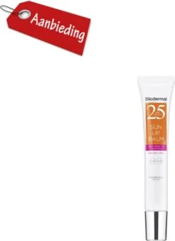 Lippenbalsem Natural Pink Biodermal Sun Lipbalm Lipbalsem SPF25 - Tube 12 Ml - -GlowBelle Verkoopwinkel 871x1200 2