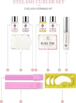 Iconsign Upgraded Wimper Lifting Set - Uitgebreide Versie - Lash Lift Set – 25-delig -GlowBelle Verkoopwinkel 884x1200 1