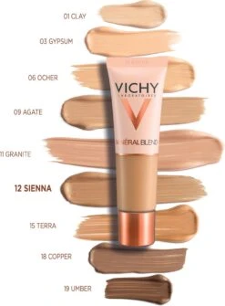 Vichy Minéralblend Foundation - 12 Sienna - 30ML - Natuurlijke Dekking -GlowBelle Verkoopwinkel 885x1200 1
