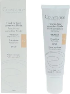Avene Couvrance Fluid Foundation Corrector SPF20 30ml -GlowBelle Verkoopwinkel 896x1200