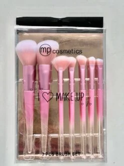 Make-up Borstel Set - 7stuks - Roze -GlowBelle Verkoopwinkel 901x1200 4