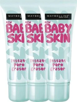 Maybelline Babyskin Pore Eraser Primer - Transparant - 3 Stuks - Voordeelverpakking -GlowBelle Verkoopwinkel 905x1200 1