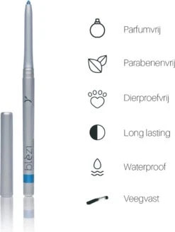 Blèzi® Automatic Eye Pencil 30 Brilliant Blue - Oogpotlood Waterproof - Blauw Felblauw -GlowBelle Verkoopwinkel 905x1200 4