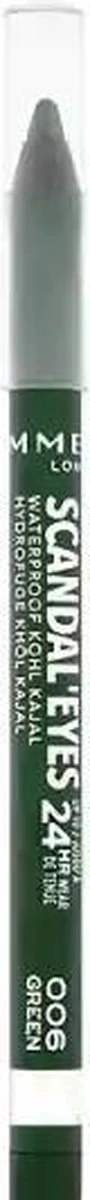 Rimmel London Rimmel ScandalEyes Kohl Kajal Waterproof Oogpotlood - 006 Green 4 Rimmel London Rimmel ScandalEyes Kohl Kajal Waterproof Oogpotlood - 006 Green - Afbeelding 4