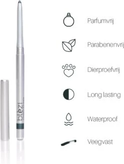 Blèzi® Automatic Eye Pencil 25 Emerald Blue - Oogpotlood Waterproof - Groen Blauw -GlowBelle Verkoopwinkel 910x1200