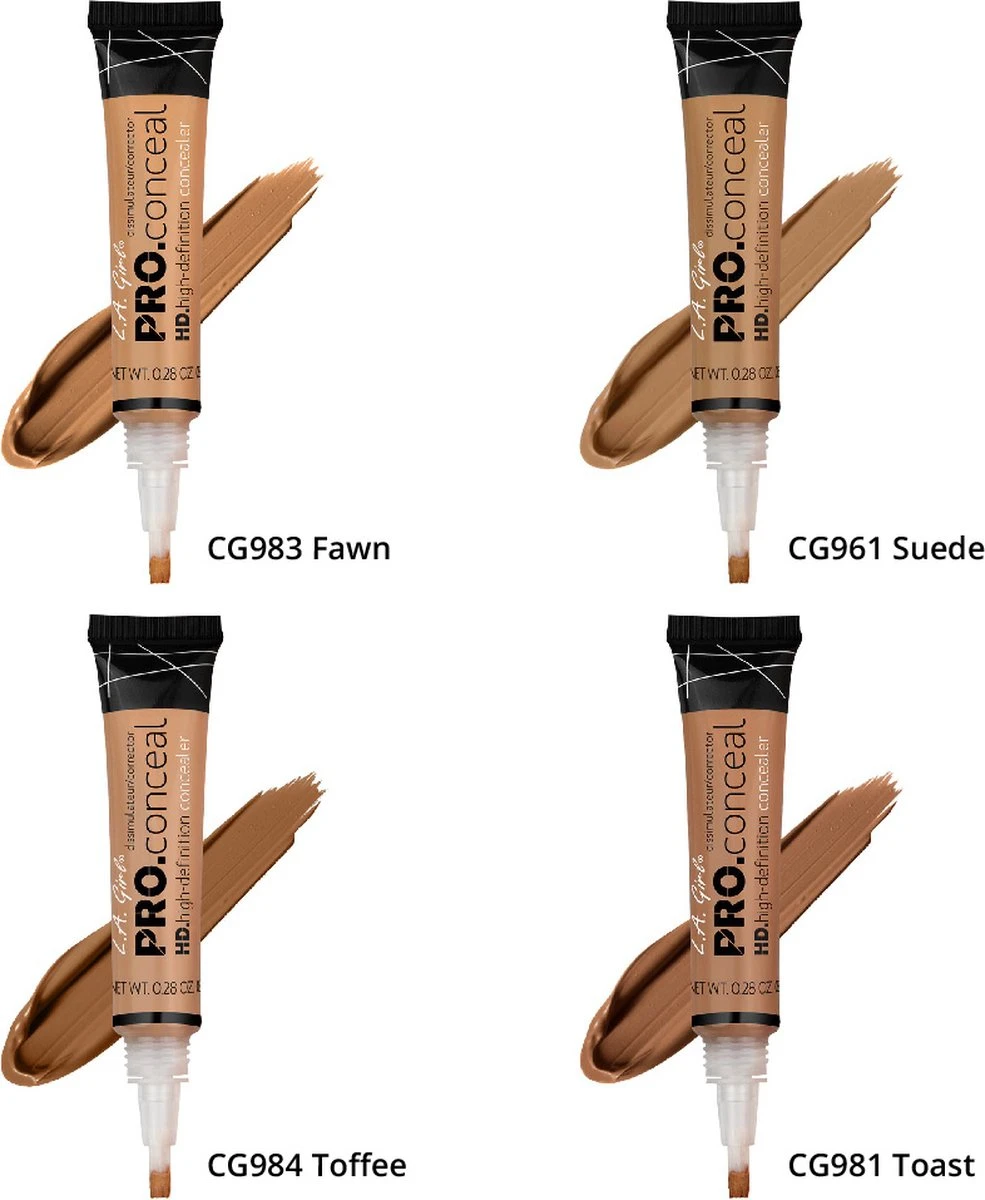 LA Girl - HD PRO Concealer - Toffee 9 LA Girl - HD PRO Concealer - Toffee - Afbeelding 9