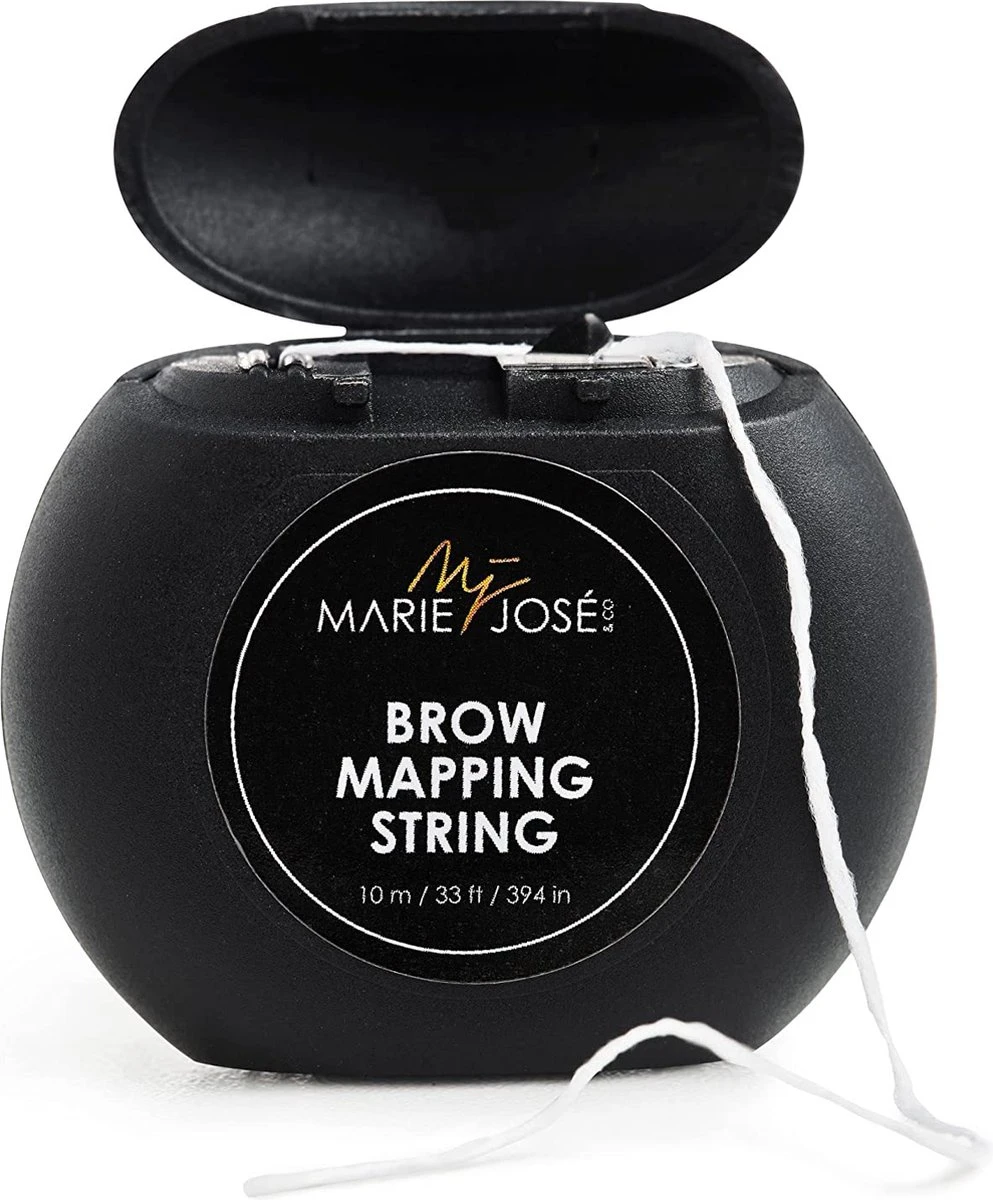 Marie-José & Co - Brow Mapping String - Voor Henna Brows & Microblading - Kleur Draad: Wit - 1 X 10M - Voldoende Voor 50 Toepassingen 1 Marie-José & Co - Brow Mapping String - Voor Henna Brows & Microblading - Kleur Draad: Wit - 1 X 10M - Voldoende Voor 50 Toepassingen